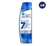 6 Shampoings Pro-Expert 7 Multi-Action 250ml - Head & Shoulders