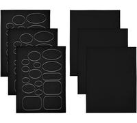 6 Sheets Nylon Repair Patches,Self Adhesive Patch Repair Kit For Down Jacket,Waterproof For Jackets,Tents,Outerwear