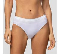 6 Slips Femme Pompea Microfibre Lycra Seamless Sans Coutures - Noir Blanc Nudo