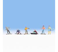 6 snowboarders -HO-1/87-NOCH 15826