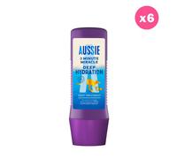 6 Soins Intensifs Huile Capillaire Vegan, 3 Minute Miracle Deep Hydration Intense, 225 ml - Aussie
