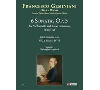 6 Sonate Op 5 (H. 103-108) Vol 1: Sonate 1-3 - BOOK+PART