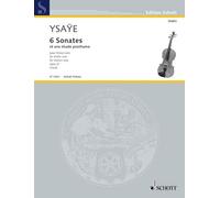6 sonates Opus 27 et une étude posthume --- Violons solo