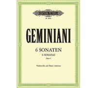 6 Sonates pour violoncelle et basse continue Op. 5 : Continuo réalisé pour clavecin/piano (Continuo Cello Ad Lib.)