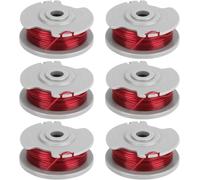 6 Spools of 5306-20 for Gardena Strimmer Art.8844 SmallCut 300 Accu,Art.8845 SmallCut 300,Art.8824 EasyCut Li-18/23,Spool of Replacement Strimmer Line,Length: 10m,Diameter: