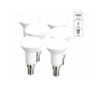 Luminea Home Control Spots LED 6 spots E14 R50 450 lm – Blanc neutre