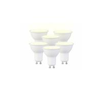 Luminea 6 spots LED GU10 - 7 W - 540 lm - Blanc chaud