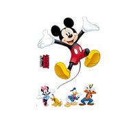 Komar Sticker Mural, 50cm x 70cm, Mickey et Ses Amis, 14017h