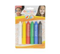 6 STICKS DE MAQUILLAGE COULEURS BASIQUES