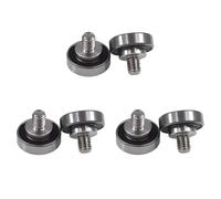 6-Stk Schubladenlager Schubladenrolle 22mm (Φ22-M6x8-3,Edelstahl 1.4125) | Schraubenmaterial Edelstahl A2,Wasserdicht und korrosionsbeständig