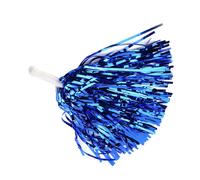 6 Stück Cheerleading Pom Poms, Party- und Tanzzubehör, Sport Pompoms für Cheerleader (Blau)