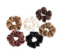 6 Style Vintage cheveux faisceaux cheveux doux Scrunchy bandes de cheveux élastiques Ponytail holders grands cheveux Scrunchies cheveux accessoires pour les femmes tenues de fête