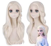 6 styles Princesse Elsa et Anna Cosplay Perruque femmes adultes Longues Tressées Beige Brun Perruques Carnaval Party anna Elsa Cheveux Synthétiques Anna Elsa perruque PL-630