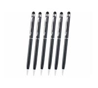 6 stylos à Bille 2 en 1 / Stylet Ultra Fin pour écrans tactiles [Callstel]