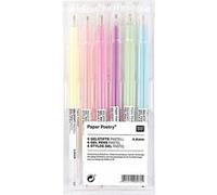 6 stylos gel pastel - 0,8 mm Multicolore G