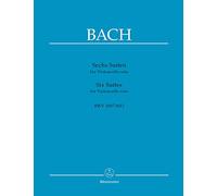 6 SUITES BWV 1007-1012 (VC) - arrangés pour violoncelle [Notes/sheetm usic] Compositeur : Bach Johann sebastian