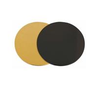 6 supports à gâteaux ronds doré-noir Ø 24 cm