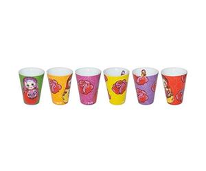 6 Tasses avec motif russe collection matryoshka poupee russe-espresso