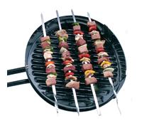 6-teiliges Set Pics à Brochettes en Acier Inoxydable, 50-60 CM ,Ideal pour