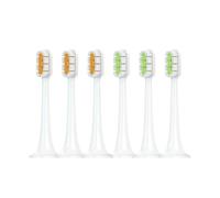 6 têtes de brosse, compatible avec Mijia, T300 T500 T700 | Têtes de rechange pour brosse à dents électrique, pour DDYS01SKS MES601 MES602 MES604(OG3 GN3)