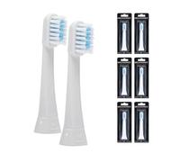 6 têtes de brosse Megasonex plates, moyennes