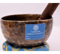6'' Throat Chakras G Note Tuning Bowl-Full Moon Bowl-Hand Hammered Singing Bowl