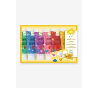 6 Tubes de Peinture à doigts paillettes - DJECO jaune TU