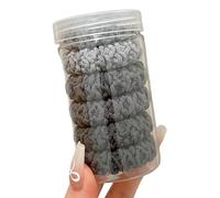 6 unités Anneaux de cheveux épais de qualité supérieure, flexibles et confortables, accessoires pour de cheval pour femmes, teintes vibrantes, attaches élastiques solides pour cheveux