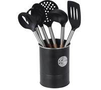 6 ustensiles de cuisine avec support pot