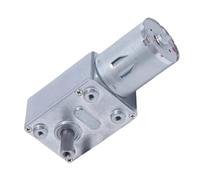 6 V/12 V/24 V Moteur électrique réducteur 3 tr/min à 150 tr/min High Torque Engine Mini Metal Worm Gear Motor with D6 creux (18 tr/min, 6 V)