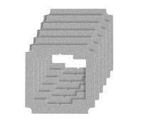 6 Vadrouilles Chiffons De Nettoyage En Fibres, Compatibles For LIECTROUX, Robot De Nettoyage De Vitres S9, Accessoire De Nettoyage