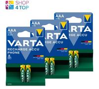 6 VARTA Recharge Batterie Téléphone AAA LR03 550mAh Nimh 1.2V HR03 2BL Neuf
