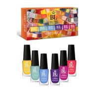 6 vernis à ongles de luxe Candy Crash de BEL London - La rolls des lot vernis à ongles - Kit Vernis pour Manucure Parfaite - Vernis de Qualité Professionnelle à Séchage Rapide