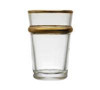 6 VERRE THÉ VERRERIE ORIENTAL 11CL TRANSPARENT