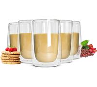 6 verres à latte macchiato à double paroi 380ml Verres à café