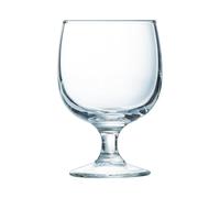 Arcoroc - Collection Amélia - 6 Verres à pied 16cl en verre trempé - Résistants et empilables - Usage professionnel - Fabriqués en France