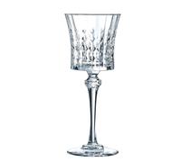 6 verres à pied 19cl Lady Diamond - Cristal d'Arques - Verre ultra transparent au design vintage Cristal d'Arques