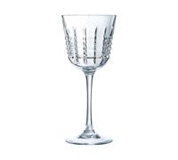 6 verres à pied 35cl Rendez-vous Cristal d'Arques