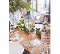 6 verres à pied de table 25cl Rendez-vous - Cristal d'Arques - Kwarx au design vintage Cristal Look