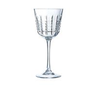 6 verres à pied de table 25cl Rendez-vous - Cristal d'Arques - Kwarx au design vintage Cristal Look