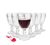 6 Verres A Vin 310ml sur Pied Soleil à Blanc de Rouge