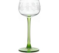 6 verres à vin blanc motif FARANDOLE (Hansi)