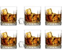 6 verres à whisky 280ml avec relief Verres à eau Verres à jus de fruits Verres à long drink Verres à cocktail