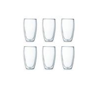 6 Verres Borosilicatés À Double Paroi 45 Cl
