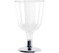 6 verres eau/vin 15cl argent chrome - chalayer 000804000000004 Gris G
