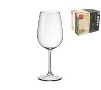6 Verres En Verre Bormioli Rocco Riserva Bordeaux 54 cl Transparent
