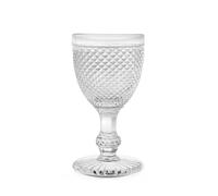 6 Verres En Verre Diamanté Vin Cc200 H&H