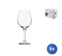 Ensemble De 6 Verres À Vin Rouge Marque Pasabahce Modèle Amber 46 CL