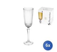 Pasabahce Diony Confection VAP Verre Flute 12,5 cl, Verre, Transparent, 6 Pièces