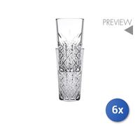 6 Verres Long Drink Timeless En Verre Transparent Cl 47 Pasabahce